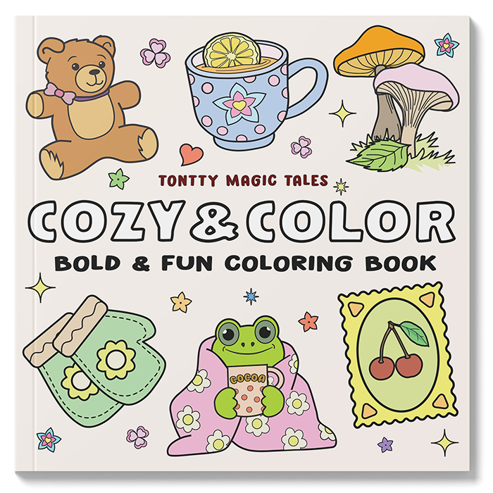 Cozy & Color — Bold & Fun Coloring Book